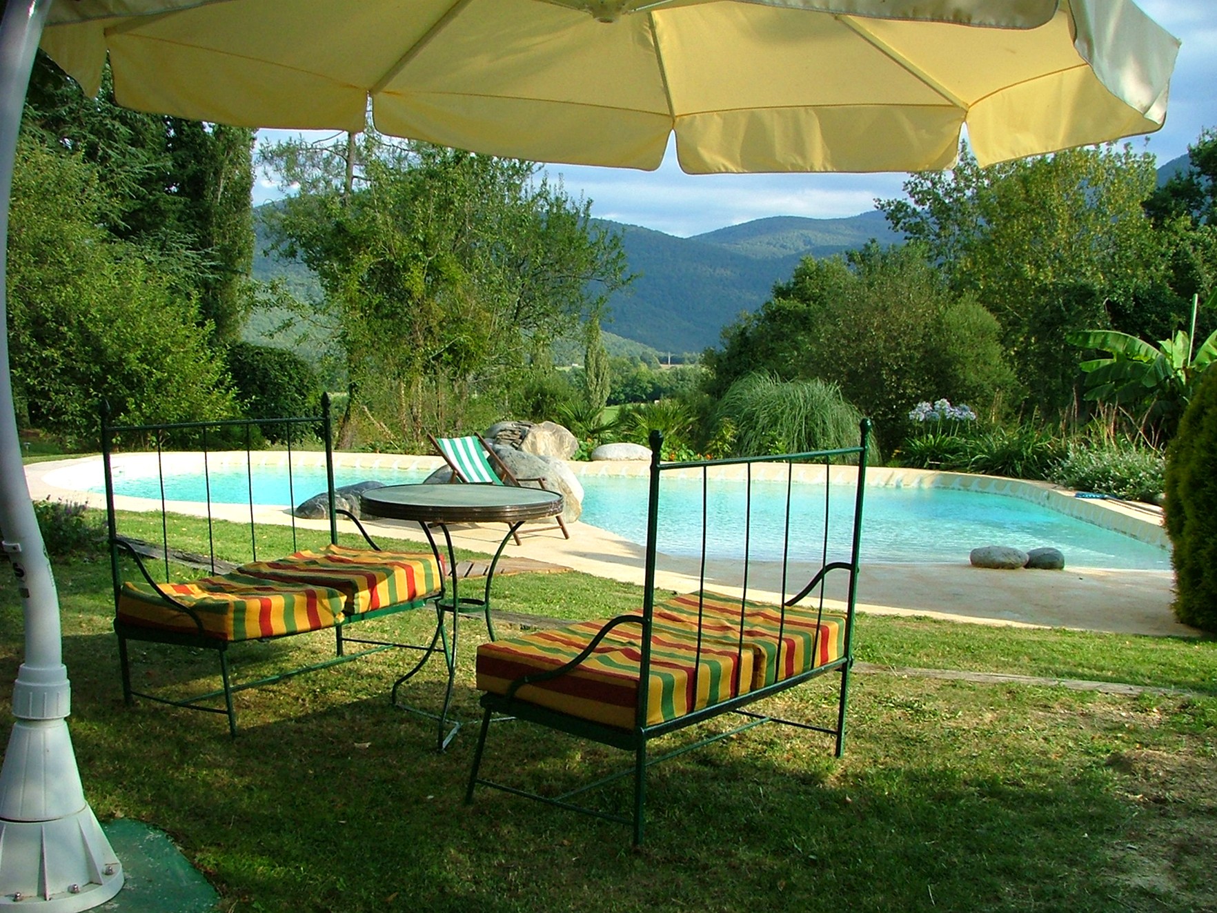 Parc et piscine