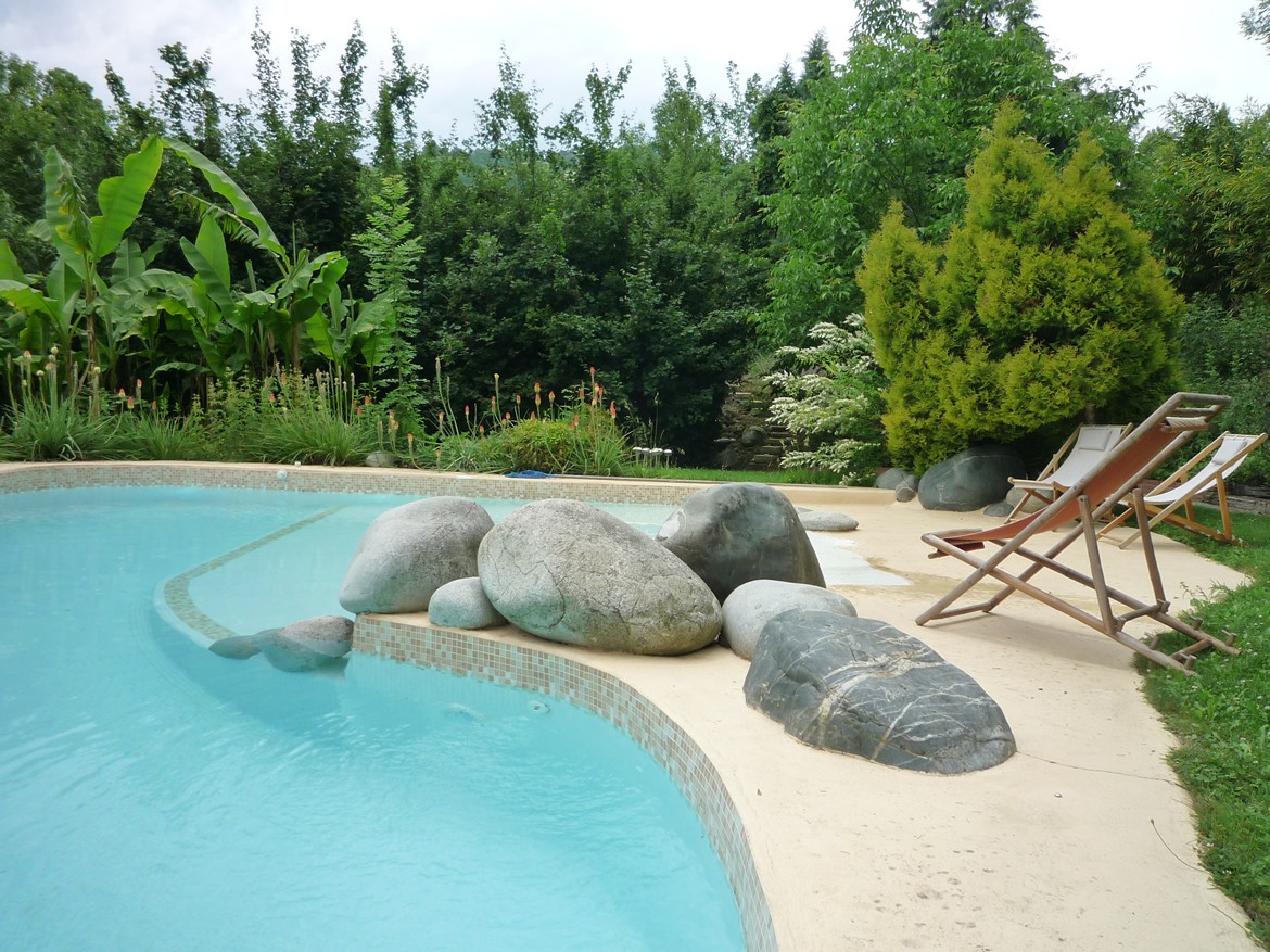 Parc et piscine