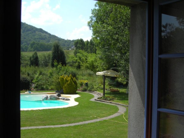 Vue depuis la chambre Les Bleuets